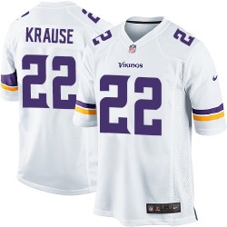 Youth Paul Krause Minnesota Vikings Nike Limited White Road Jersey