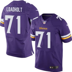 Phil Loadholt Minnesota Vikings Nike Elite Purple Home Jersey