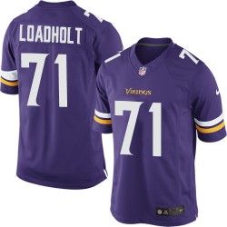 Phil Loadholt Minnesota Vikings Nike Limited Purple Home Jersey