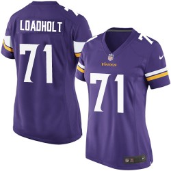 Women's Phil Loadholt Minnesota Vikings Nike Game Purple Home Jersey