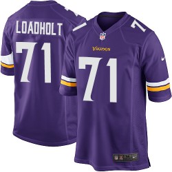 Youth Phil Loadholt Minnesota Vikings Nike Limited Purple Home Jersey