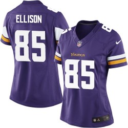 Women's Rhett Ellison Minnesota Vikings Nike Limited Purple Home Jersey