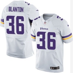 Robert Blanton Minnesota Vikings Nike Elite White Road Jersey