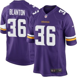 Robert Blanton Minnesota Vikings Nike Game Purple Home Jersey