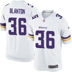 Robert Blanton Minnesota Vikings Nike Limited White Road Jersey