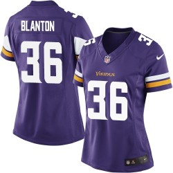 Women's Robert Blanton Minnesota Vikings Nike Elite Purple Home Jersey