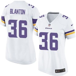 Women's Robert Blanton Minnesota Vikings Nike Elite White Road Jersey