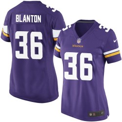Women's Robert Blanton Minnesota Vikings Nike Game Purple Home Jersey