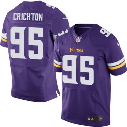 Scott Crichton Minnesota Vikings Nike Elite Purple Home Jersey