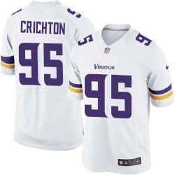 Scott Crichton Minnesota Vikings Nike Limited White Road Jersey