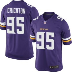 Youth Scott Crichton Minnesota Vikings Nike Elite Purple Home Jersey
