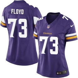 Women's Sharrif Floyd Minnesota Vikings Nike Elite Purple Home Jersey