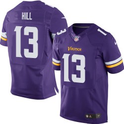 Shaun Hill Minnesota Vikings Nike Elite Purple Home Jersey