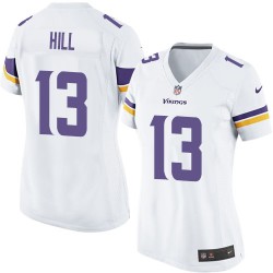 Women's Shaun Hill Minnesota Vikings Nike Limited White Road Jersey
