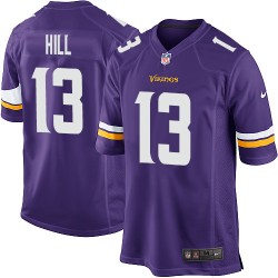 Youth Shaun Hill Minnesota Vikings Nike Game Purple Home Jersey