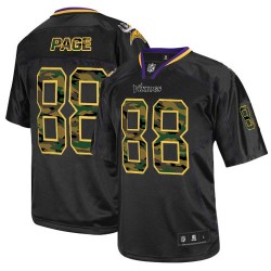 Alan Page Minnesota Vikings Nike Elite Black Camo Fashion Jersey