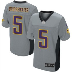 Teddy Bridgewater Minnesota Vikings Nike Game Grey Shadow Jersey