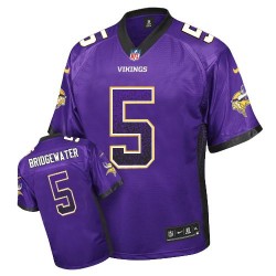 Teddy Bridgewater Minnesota Vikings Nike Game Purple Drift Fashion Jersey