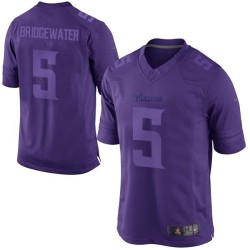 Teddy Bridgewater Minnesota Vikings Nike Limited Purple Drenched Jersey