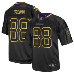 Alan Page Minnesota Vikings Nike Elite Lights Out Black Jersey