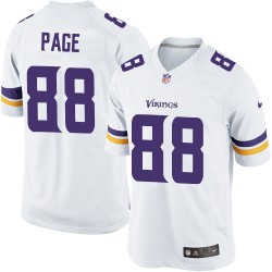 Alan Page Minnesota Vikings Nike Limited White Road Jersey