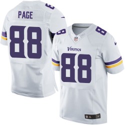 Alan Page Minnesota Vikings Nike Elite White Road Jersey