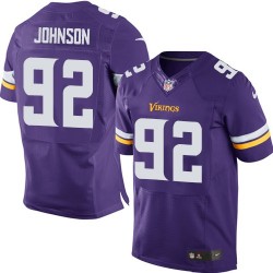 Tom Johnson Minnesota Vikings Nike Elite Purple Home Jersey