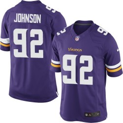 Tom Johnson Minnesota Vikings Nike Limited Purple Home Jersey