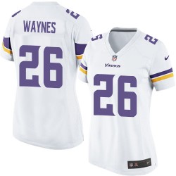 Women's Trae Waynes Minnesota Vikings Nike Limited White Road Jersey