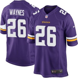Youth Trae Waynes Minnesota Vikings Nike Game Purple Home Jersey