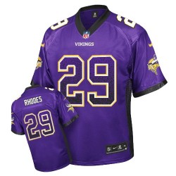 Xavier Rhodes Minnesota Vikings Nike Elite Purple Drift Fashion Jersey