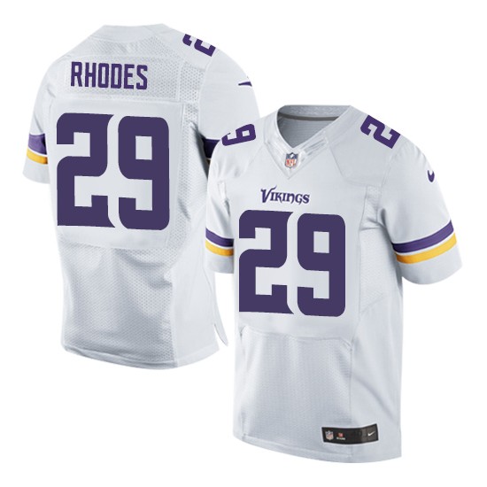 Xavier Rhodes Minnesota Vikings Nike Elite White Road Jersey