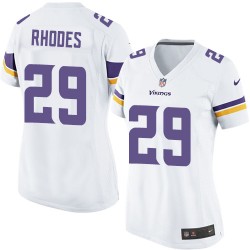 Women's Xavier Rhodes Minnesota Vikings Nike Elite White Road Jersey