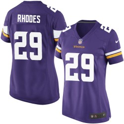 Women's Xavier Rhodes Minnesota Vikings Nike Game Purple Home Jersey