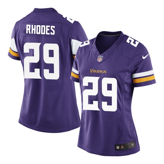 Women's Xavier Rhodes Minnesota Vikings Nike Limited Purple Home Jersey
