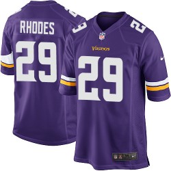 Youth Xavier Rhodes Minnesota Vikings Nike Limited Purple Home Jersey