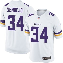Andrew Sendejo Minnesota Vikings Nike Limited White Road Jersey