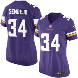 Women's Andrew Sendejo Minnesota Vikings Nike Game Purple Home Jersey