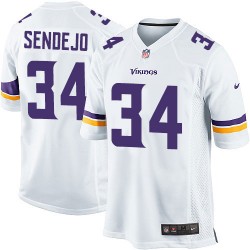 Youth Andrew Sendejo Minnesota Vikings Nike Limited White Road Jersey