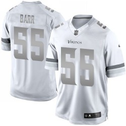 Anthony Barr Minnesota Vikings Nike Elite White Platinum Jersey