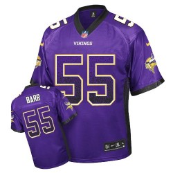 Anthony Barr Minnesota Vikings Nike Game Purple Drift Fashion Jersey