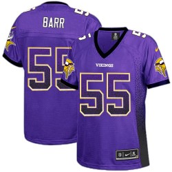 Women's Anthony Barr Minnesota Vikings Nike Game Purple Drift Fashion Jersey