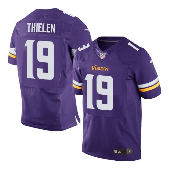 Adam Thielen Minnesota Vikings Nike Elite Purple Home Jersey