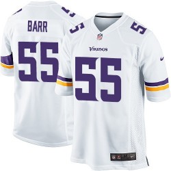 Youth Anthony Barr Minnesota Vikings Nike Game White Road Jersey