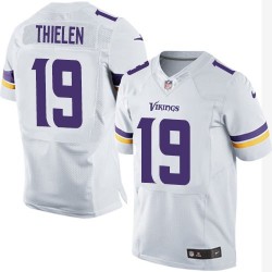 Adam Thielen Minnesota Vikings Nike Elite White Road Jersey