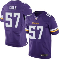 Audie Cole Minnesota Vikings Nike Elite Purple Home Jersey
