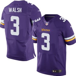 Blair Walsh Minnesota Vikings Nike Elite Purple Home Jersey