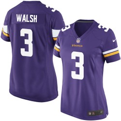 Women's Blair Walsh Minnesota Vikings Nike Game Purple Home Jersey