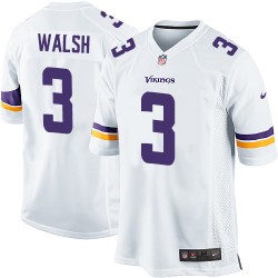 Youth Blair Walsh Minnesota Vikings Nike Limited White Road Jersey