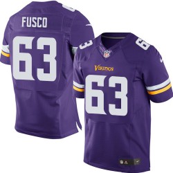 Brandon Fusco Minnesota Vikings Nike Elite Purple Home Jersey